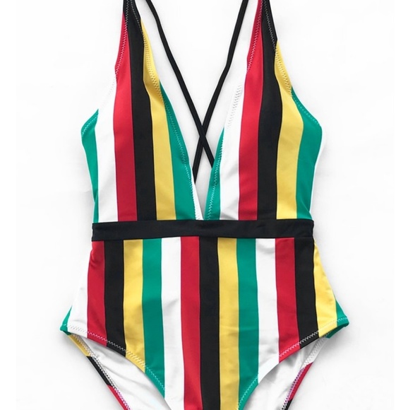Cupshe Other - Never worn!  One piece stripped swimsuit